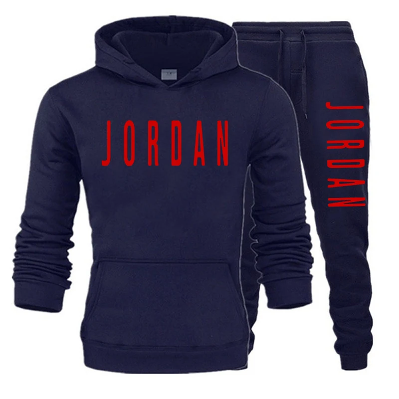 

2022 New Arrival Men's Printed Hoodie and Sweatpants High Quality Male Daily Casual Sports Jogging Suit Autumn Fashion Tracksuit
