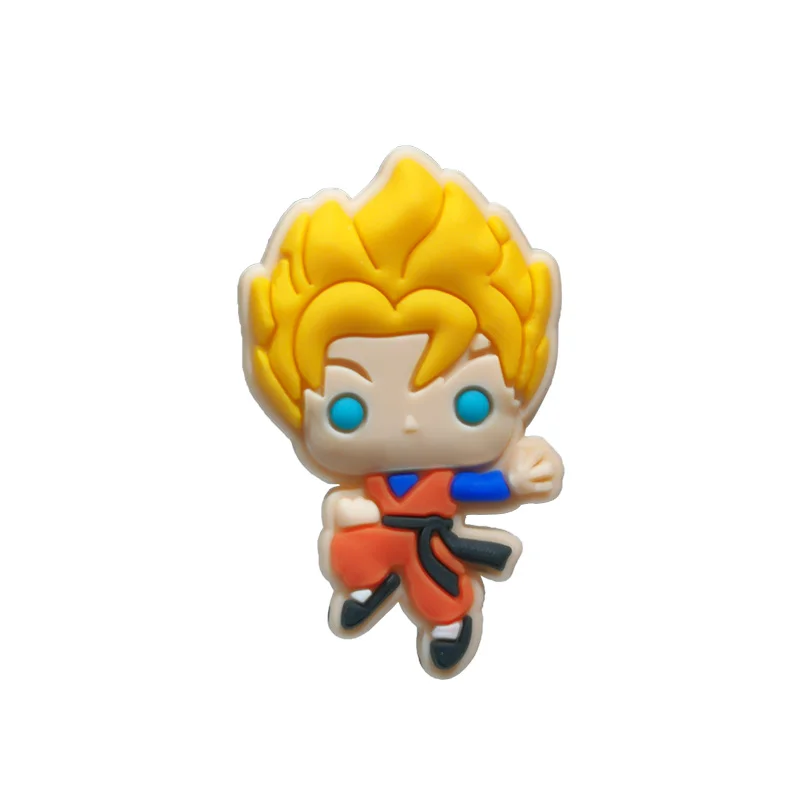 Новинка 1 шт. Gragon Dragon Ball Z ПВХ подвески для обуви обувь с рисунком в стиле аниме аксессуары пряжки подходит Браслеты с рисунком «крокодил» Подвески JIBZ подарок для детей на Рождество