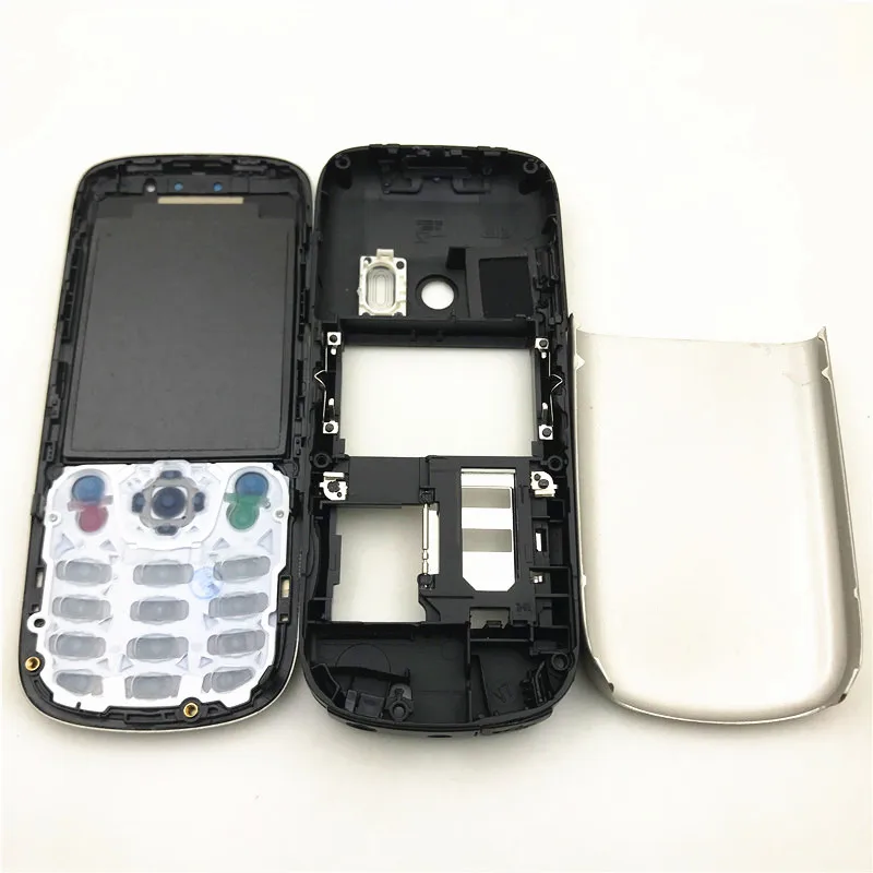 Для Nokia 6303C 6303i 6303 Новинка полный корпус корпуса телефона запасные части +