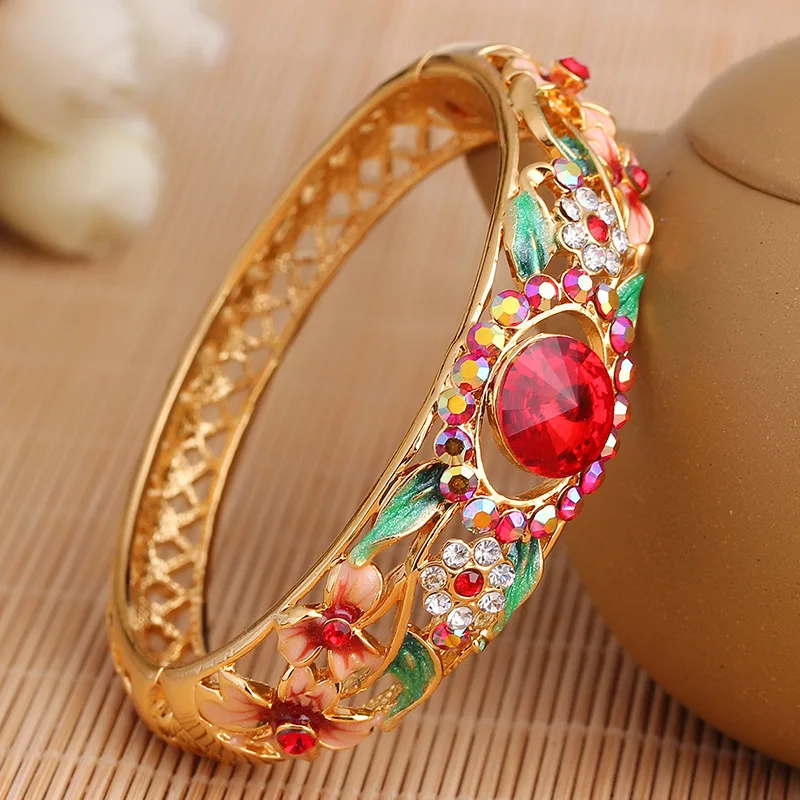 

high-grade diamond-encrusted bracelet national wind restoring ancient ways bracelet manufacturers accessories wholesale