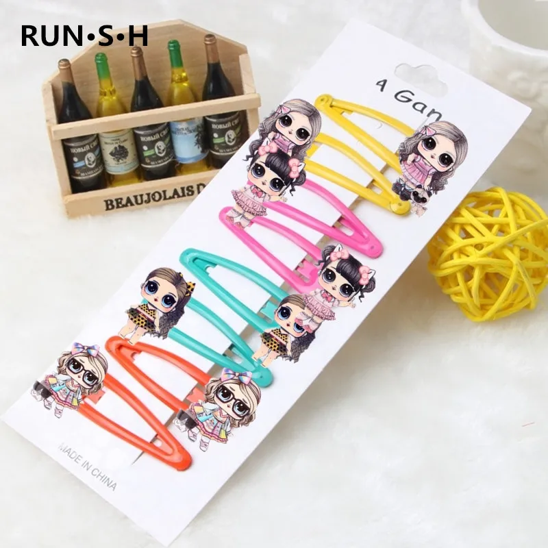 8 шт./компл. для маленьких девочек LOL и повязка на голову малышей с Микки Маусом