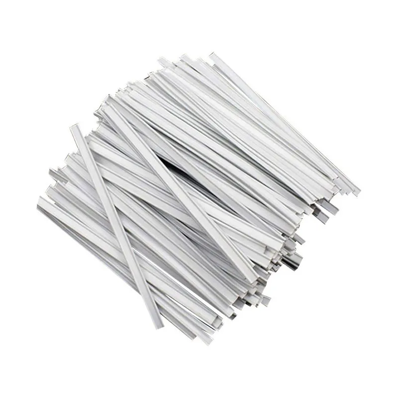 200 шт. Белая полиэтиленовая пластиковая полоса для переносицы проволока