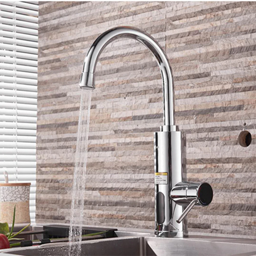 Проточный смеситель из нержавеющей стали SUS304 для кухонной раковины белый