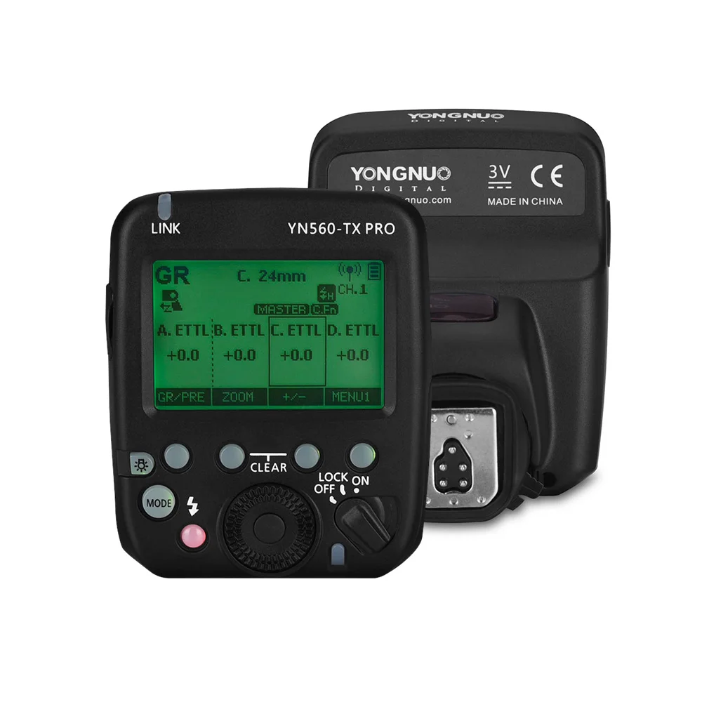 Беспроводная вспышка YONGNUO YN560 TX PRO 2 4G для камеры Canon DSLR YN862/YN968/YN200/YN560