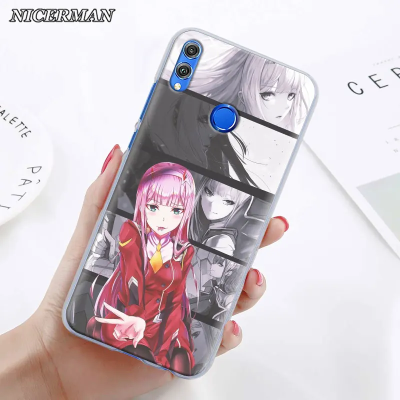 Чехол Zero Two Darling in the FranXX для Huawei Honor 10 10i 20 Lite 30 Pro 20S 20e 8X 9X 8A 9A 9S 9C Жесткий | Мобильные