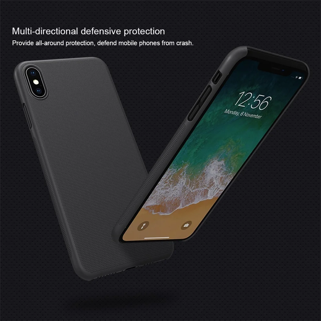 Для iPhone 11 Pro Max Супер Матовый экран для iPhone XS Max X XS чехол Nillkin жесткая задняя крышка из ПК чехол для iPhone XR чехол+ подарок