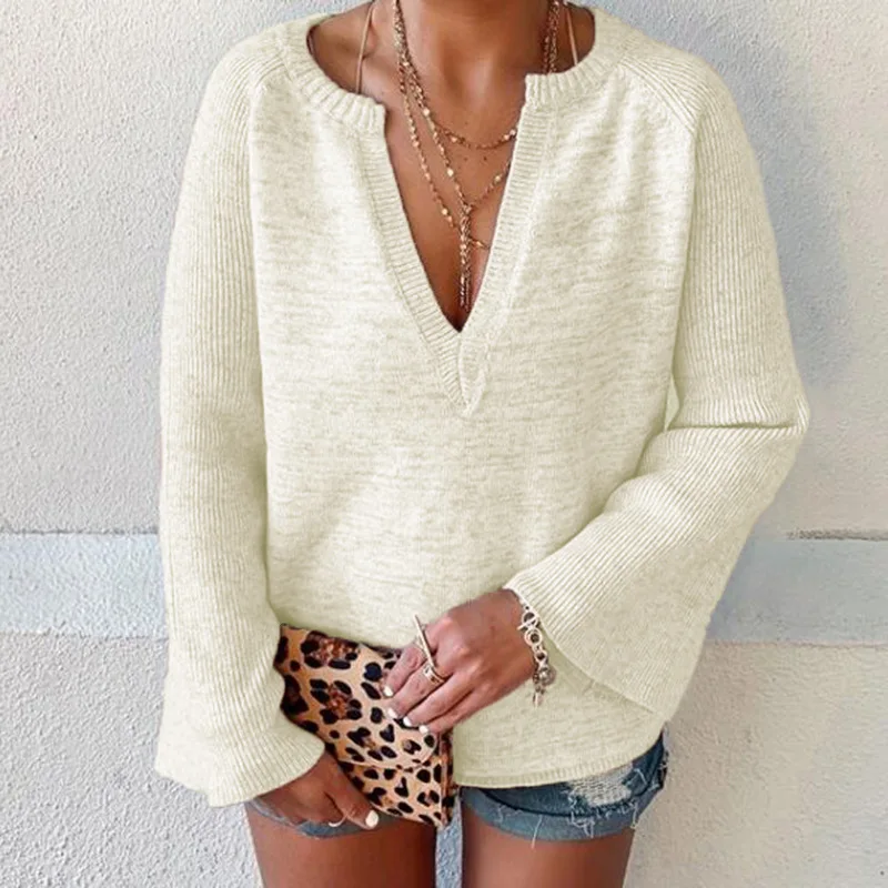 Цветной трикотажный лоскутный полосатый пуловер Swetry Damskie Pull Femme Цвет Красный |