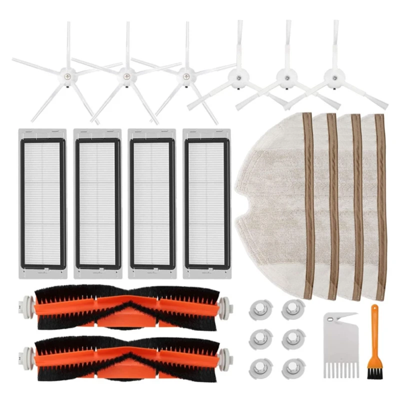 

Roborock S4 S5 S6 E20 E25 E35 S50 Accessory Kit for Xiaomi Mi Mijia Robot Vacuum Cleaner, 24 Replaceable Parts