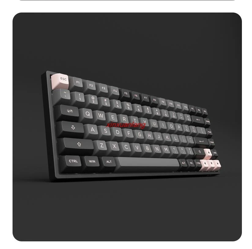 

AKKO 3084 DS LA Black Powder Color 87 Keys with Wired ASA Mechanical Keyboard Support hot swap