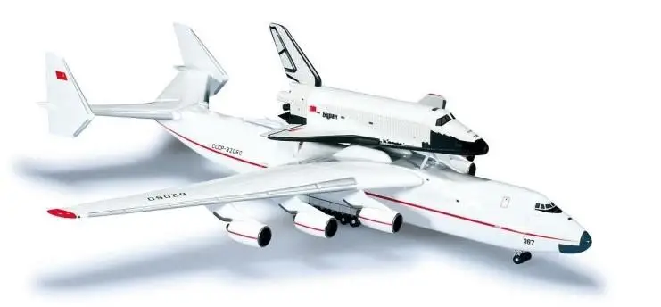 Эрпа Антонов ан 225 Мрига и РКК энергия Буран 1/500 литья под давлением модель