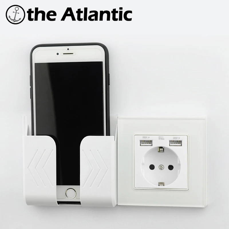 Atlectric настенная розетка EU/DE/FR стандартная с 2100 м двумя usb портами для зарядки