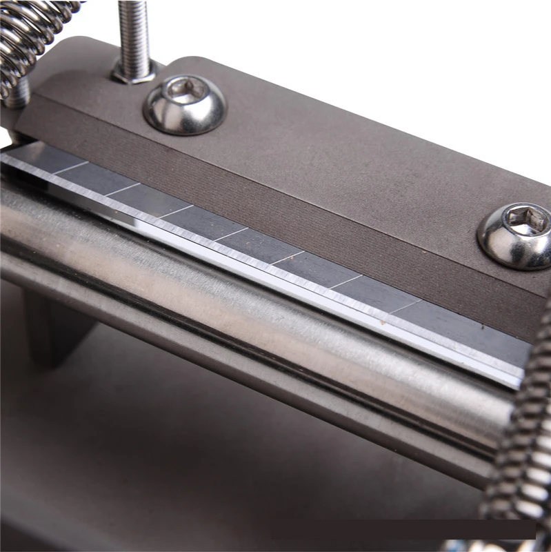 Pаспродажа Ремни из нержавеющей стали для изготовления кожаных полосок ручная Филировочная машина «сделай сам» резка-пилинг инструменты