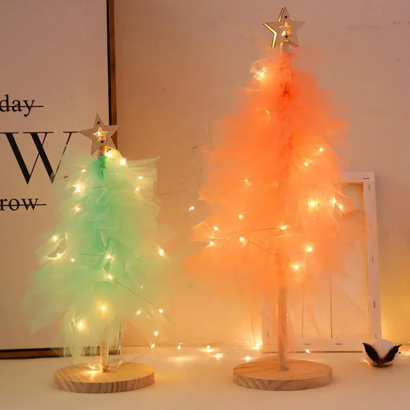 35 см/55 см светодиодный сетки Медный провод лампы для Nordic Стиль Рождественская