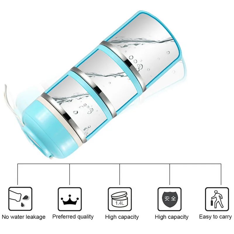 Многослойный тепловой Ланч-бокс милый герметичный контейнер для еды детский