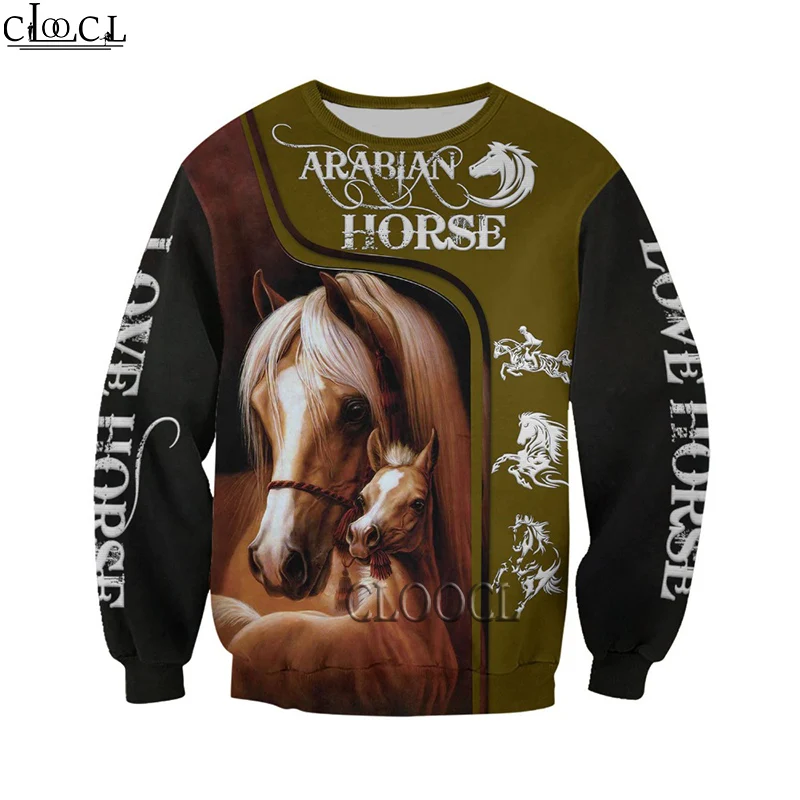 

HX Arabian Horse 3D Print Hoodie For Men Women Harajuku Fashion Animal Sweatshirt Casual Jacket Pullover Tracksuit Drop Shipping