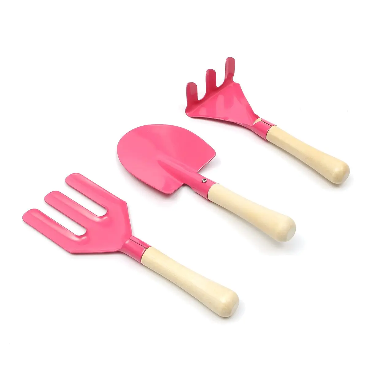 

6Pcs Children Kids Garden Tools Watering Can Gardening Shovel Rake Spade Toys Learning Engineering Puzzle Toys Gifts For Child