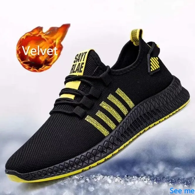 2019 зимние мужские кроссовки Теплая обувь Chaussure мужская повседневная теплые