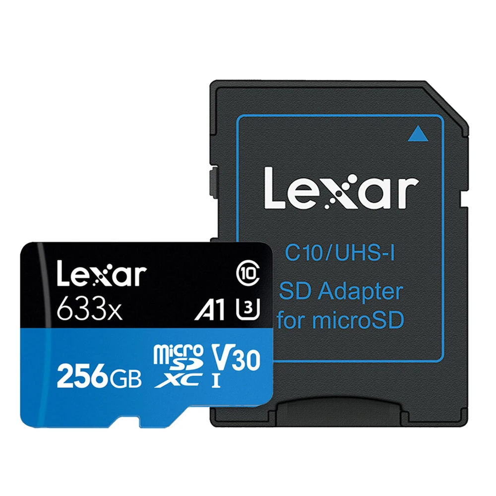 Карта памяти Lexar 633X 512 ГБ 256 128 Гб 64 SDXC Micro sd карта 32 SDHC 95M-100 м/с TF-картой для