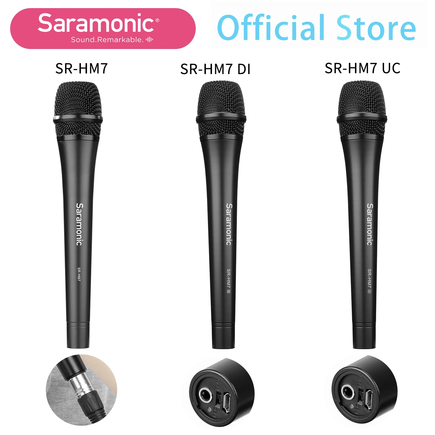 Saramonic SR-HM7 всенаправленный динамический XLR Сделано в Китае ручной микрофон для