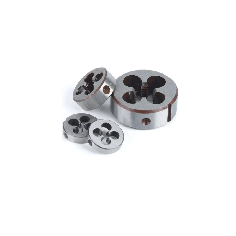 

Round die, fine die, American Die 1/4-20-32 1/4-36-40 5/16-18-32 5/16-36-40 3/8-16-32 3/8-36-40
