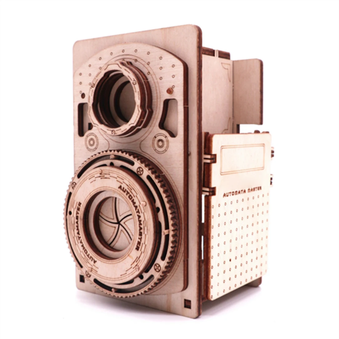 3D деревянная модель старой камеры креативные механические пазлы Сборная сделай