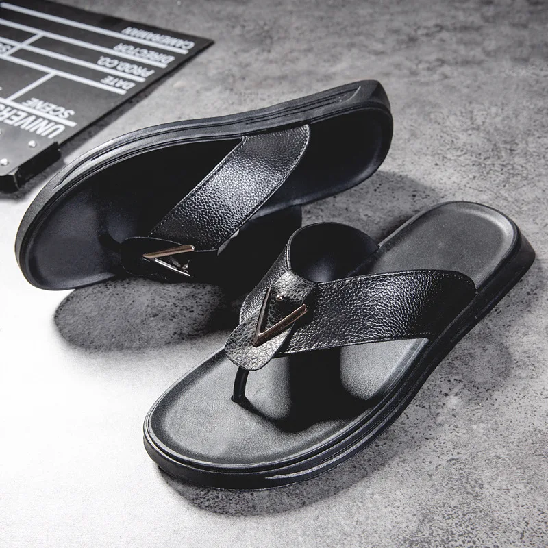 

Flip flop men's summer new outdoor thick bottom slippers