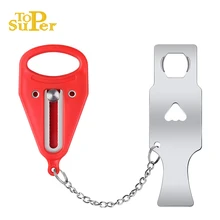 Portable Door Lock Safety Latch Metal Lock Home Room Hotel Anti Theft Security Lock Travel Accommodation Door Safety Loc
