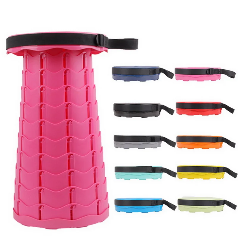

Fishing Mini Chair Retractable Stool Folding Chiar Portable Stool Folding Chair Stretching Home Camping Hiking Convenient Sale