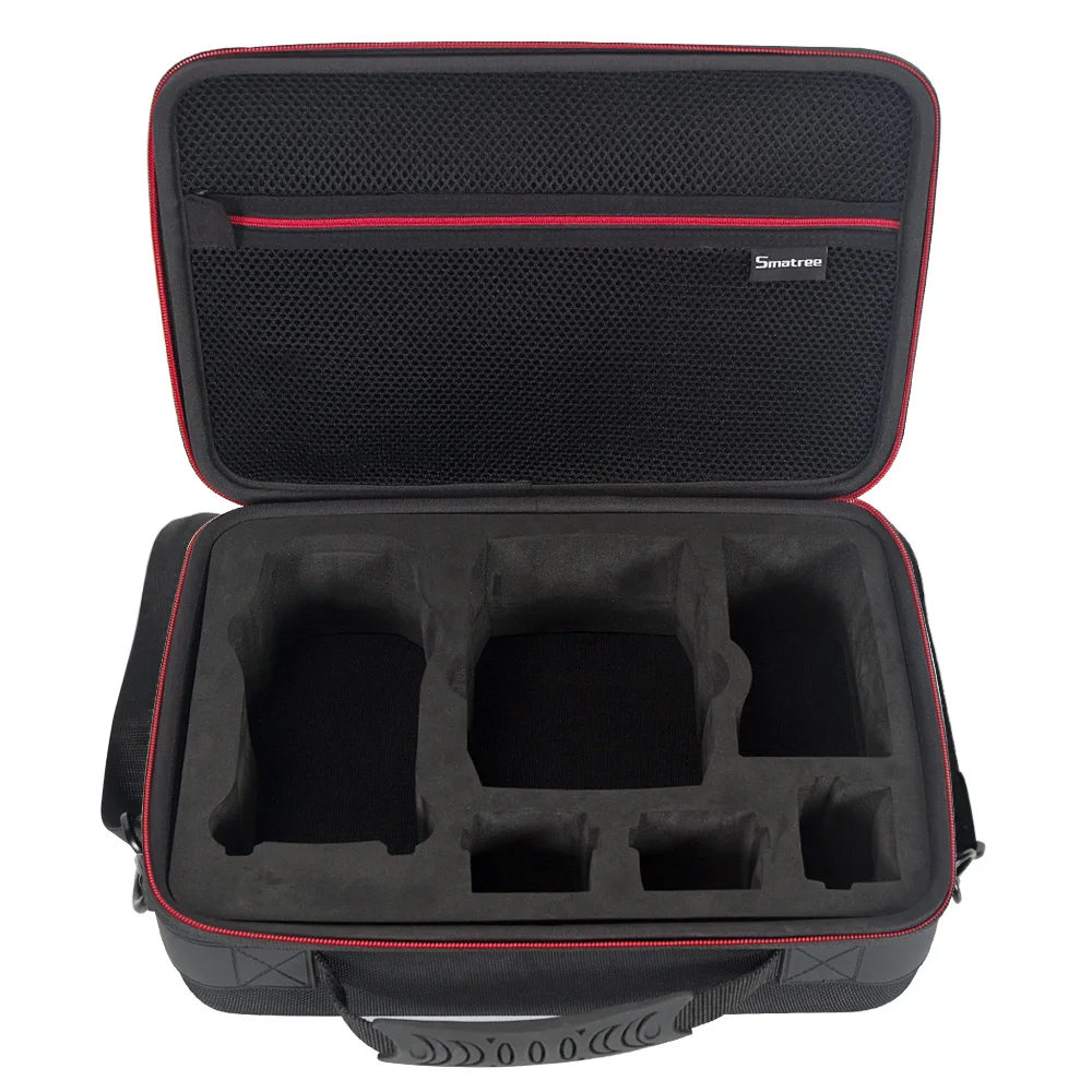 Жесткий чехол Smatree для DJI Mavic Air 2 Fly more combo и аксессуары (Дрон в комплект не