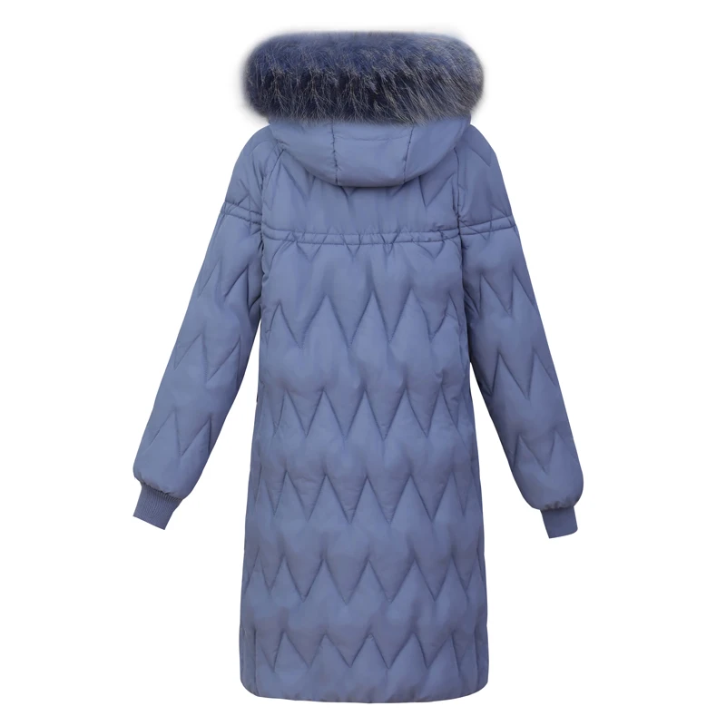Зимняя женская длинная куртка большого размера 3XL 4XL Женская Плюс Размер парка с капюшоном с меховым воротником хлопковые пуховики осеннее пальто