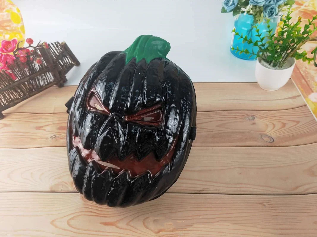 Хэллоуин Тыква голову холодной светильник маска не вредит экологии ПВХ литье