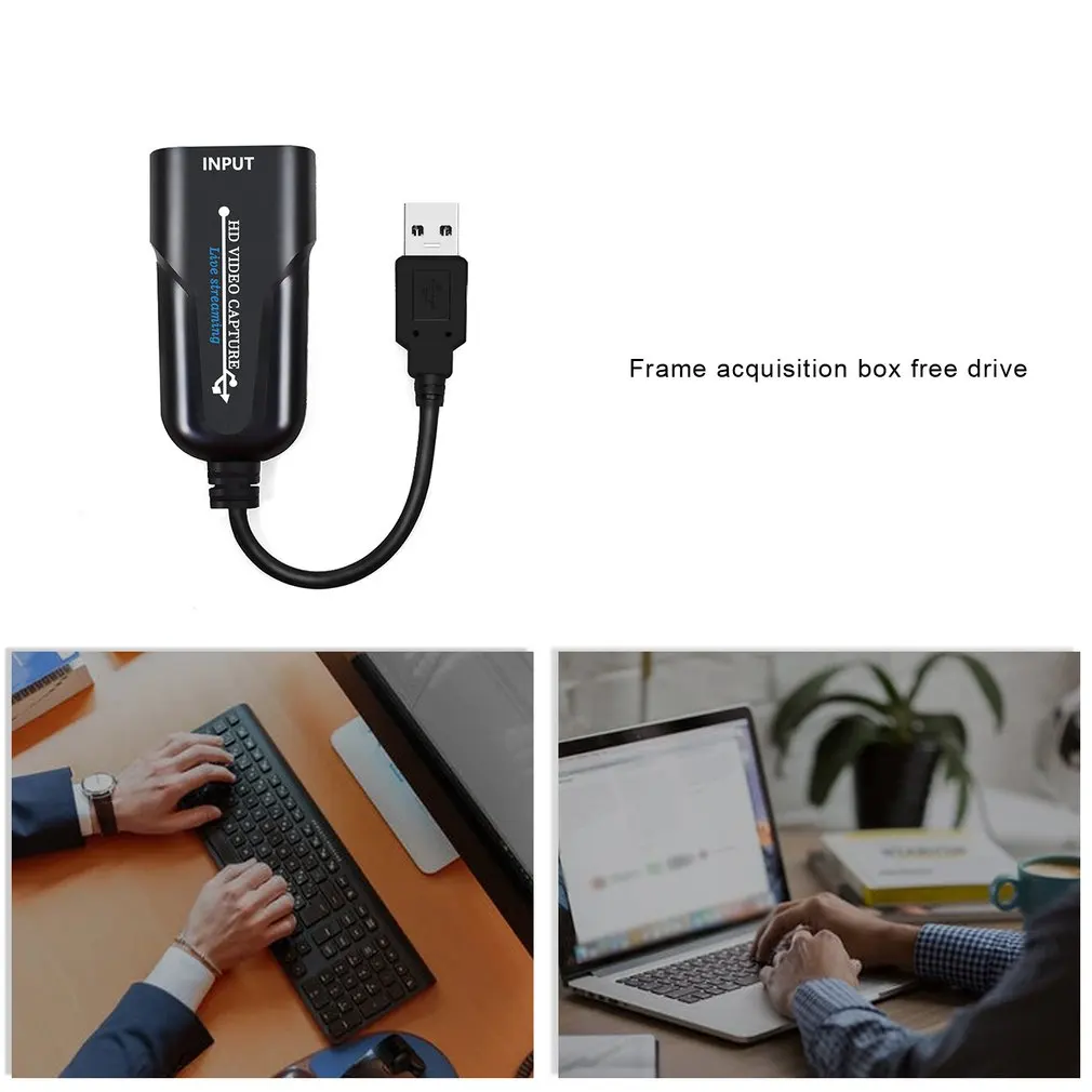 Портативный USB 2 0 HDMI игровая карта захвата 1080P placa de video надежный потоковый адаптер