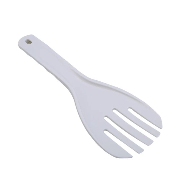 

White Rice Paddle Plastic Meal Spoon Non Stick Kitchen Gadgets Hand Roll Spoons Rice Shovel Kitchen Supplies