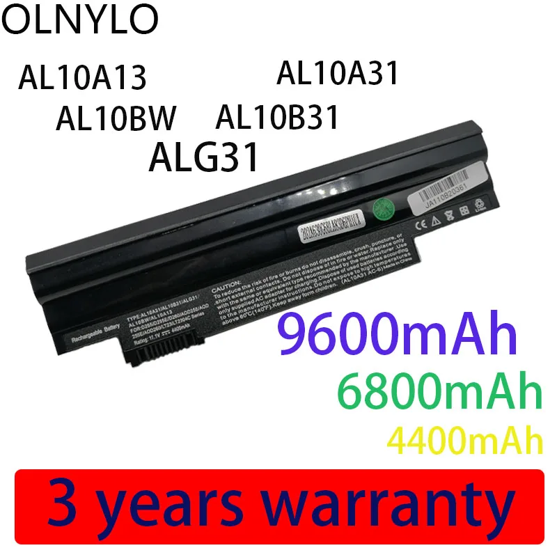 

Аккумулятор для Acer AL10A31, AL10B31, AL10BW, AL10G31, Packard Bell Dot SE3