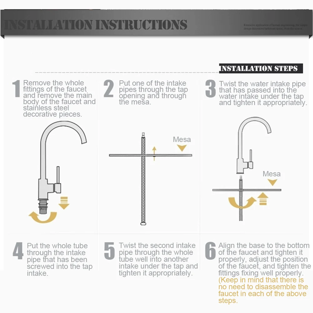 Easy Install Faucet Kitchen Practical Modern Pull Out Fast Open Stainless Steel Basin Rustproof Washing Anti Corrosion Home