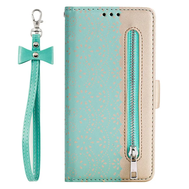 Green Coque S8 S9 S10 J4 J6 плюс A40 A50 A70 S7Edge пара простой кожаный откидной Чехол-Кошелек с подставкой для samsung Galaxy A6 A7 A8 для карт из искусственной кожи - Цвет: Green
