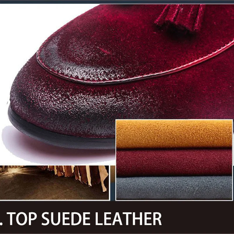 Мужские модные мягкие мокасины Merkmak синие замшевые Свадебные Мокасины винтажные