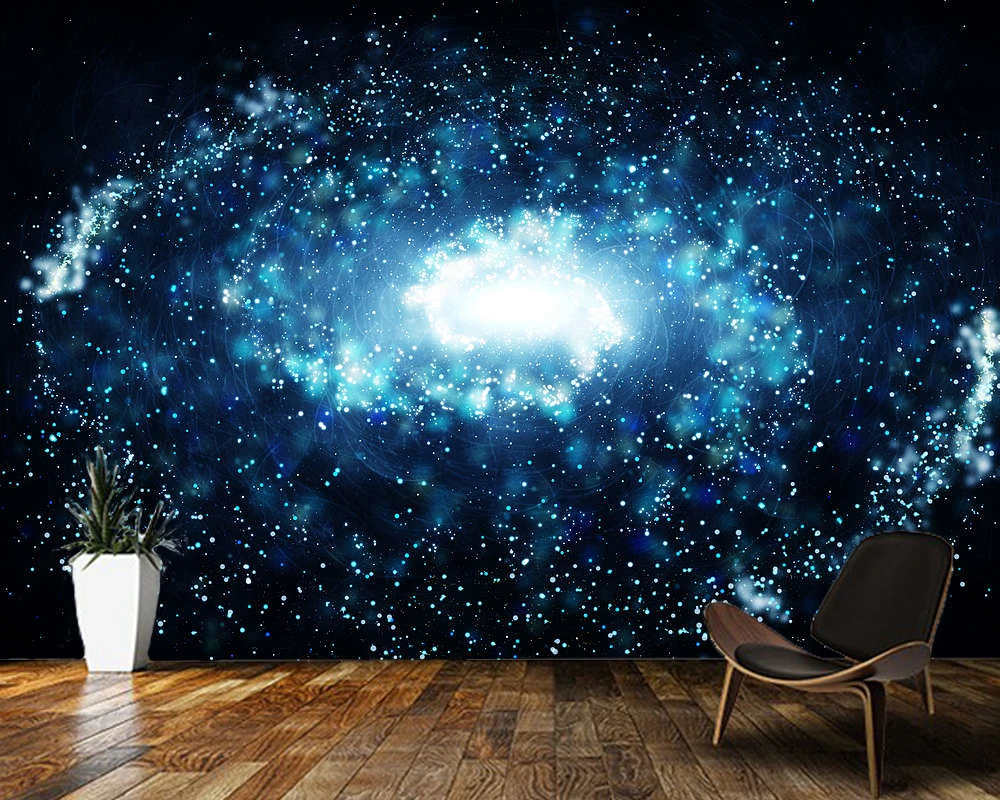 Обои 3d с изображением красивых галактических ночей звездного неба обои для
