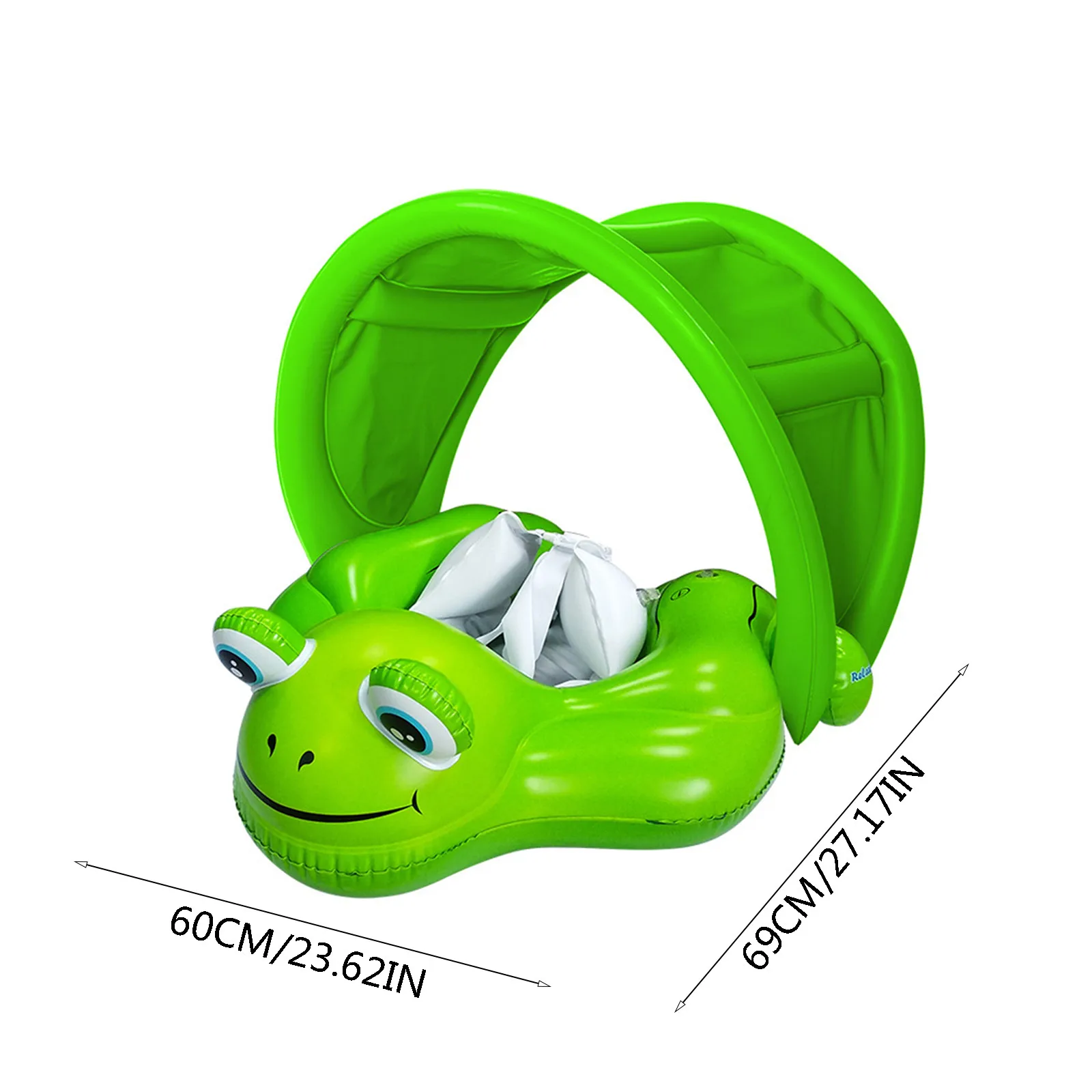 

Children Frogs Shape Awning Swimming Seat Boat Kids Boys Girls Cartoon Swimming Circle Water Pool Outdoor Swimming Rings 2021