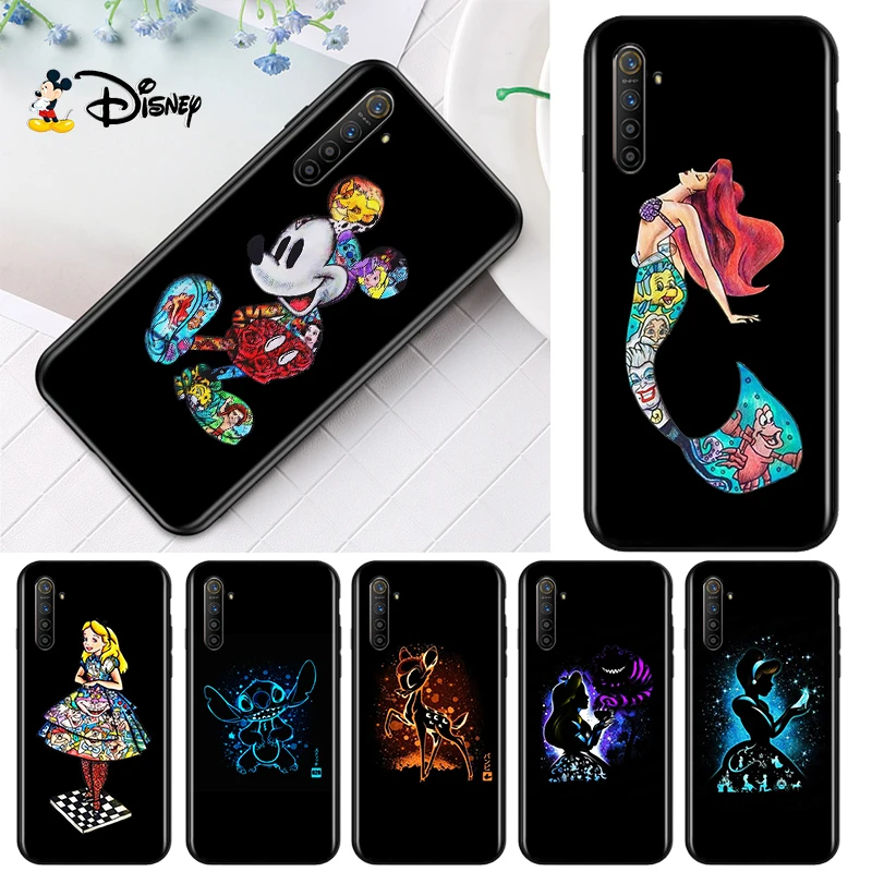 

Disney Princess Marvel For OPPO Reno 5 4Z 4SE 4F 4 3 ACE 2F 2Z 2 Z 10X zoom A PRO Plus Lite 5G 4G Black Sofe Phone Case