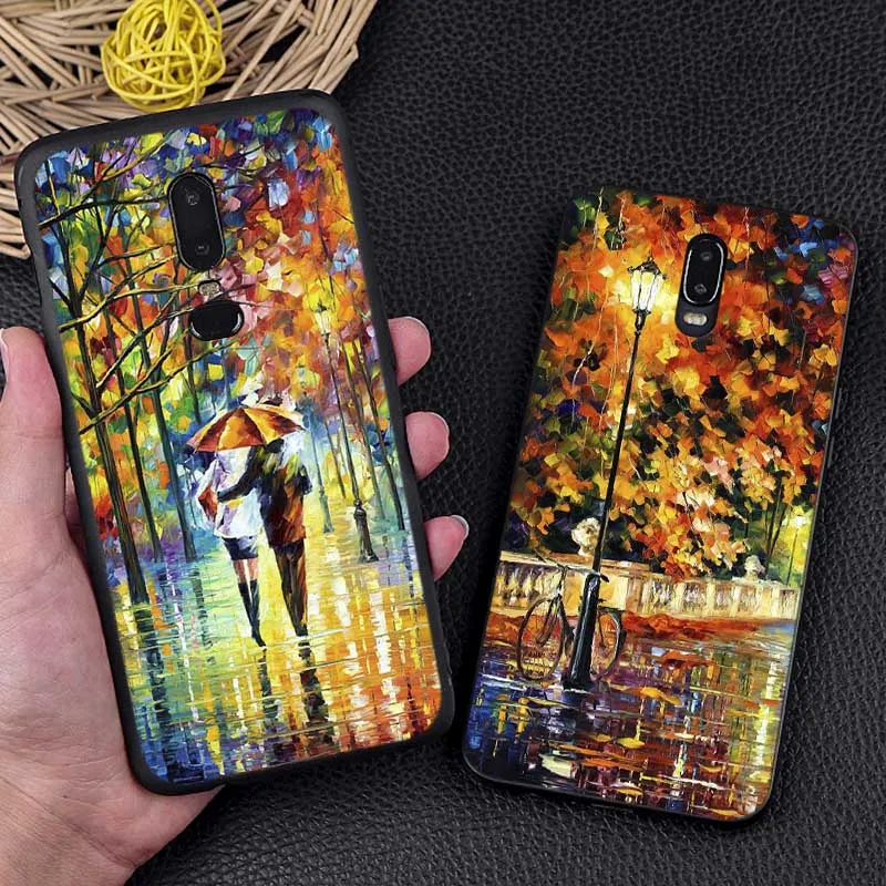 Для oneplus one plus 7 pro 7t 6 6t 5t Прозрачный мягкий силиконовый чехол для телефона Van gogh art |
