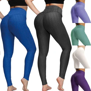 Женские спортивные Леггинсы пуш-ап с высокой талией