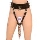 Кожаный ремешок на БДСМ бондаж AV вибратор Трусики Женский мастурбатор волшебная палочка вибратор держатель ремня верности секс-игрушки