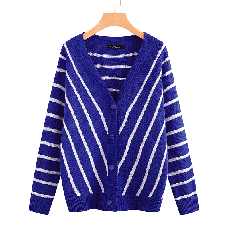 Женский свитер с v-образным вырезом и длинным рукавом повседневный осенний