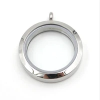 retail 2021 top quality screw necklace pendant waterproof 316l stainless steel floating locket pendant mothers day gift