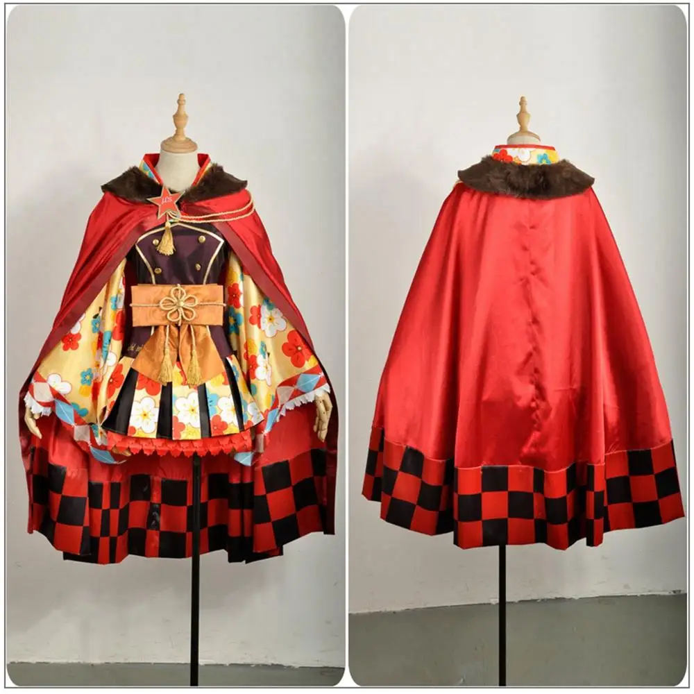 Кимоно для косплея Love Live Taisho пробуждение модное платье с накидкой хунока Рин Эли