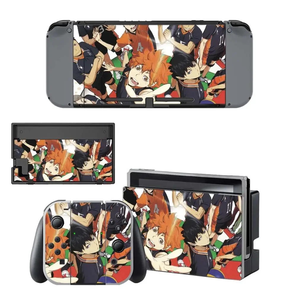 Аниме HaiKyuu Nintendo переключатель кожи Стикеры s скины для Switch консоли и Joy-Con