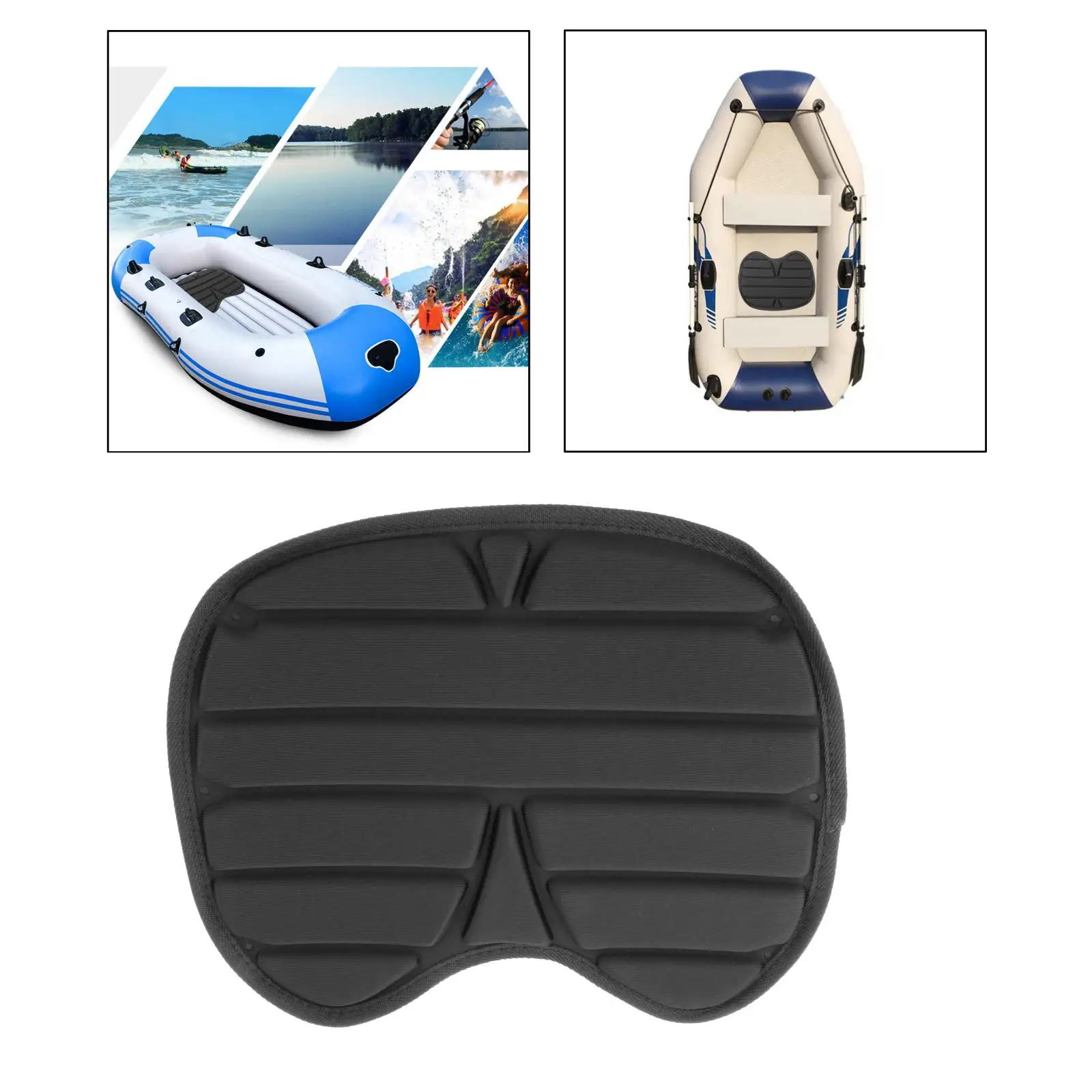 Waterproof Kayak Seat Cushion Lightweight Canoe Pad Folding Accessories | Boat