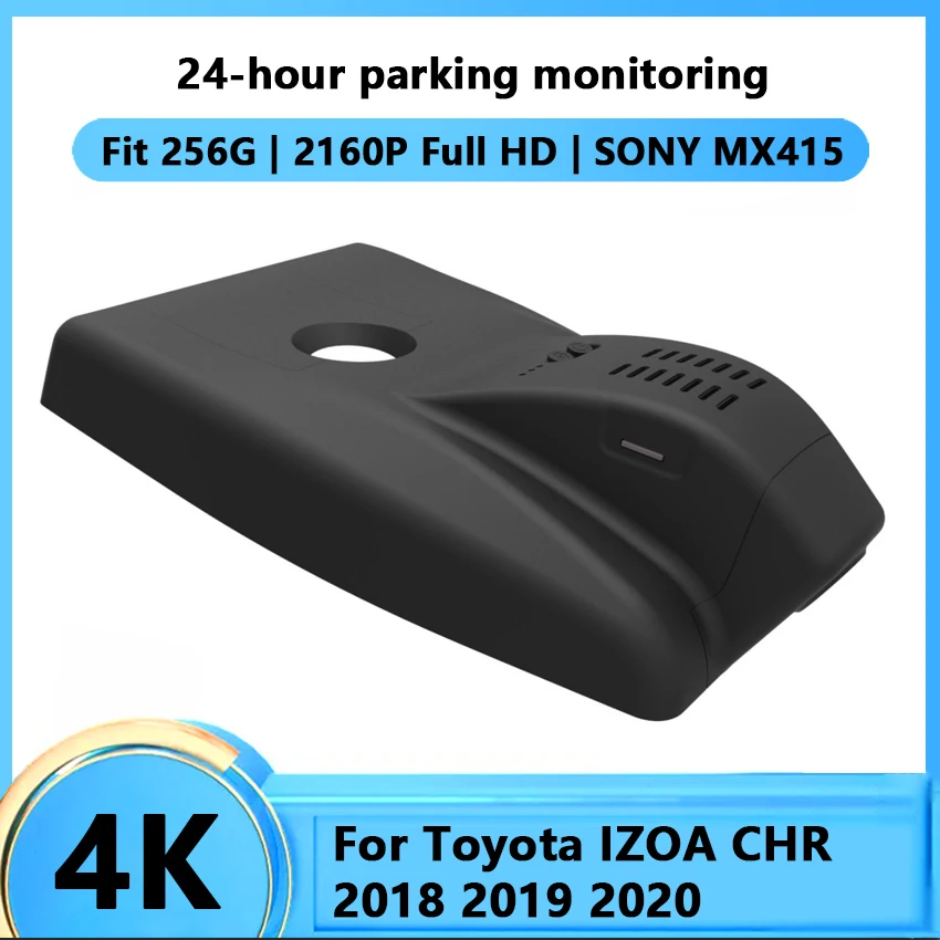 Новинка! Автомобильный видеорегистратор 4K Wi-Fi для Toyota IZOA CHR 2018 2019 2020 управление