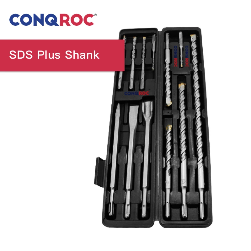 12 шт. удлиненные Сверла SDS Plus для каменной кладки и набор стамесок с